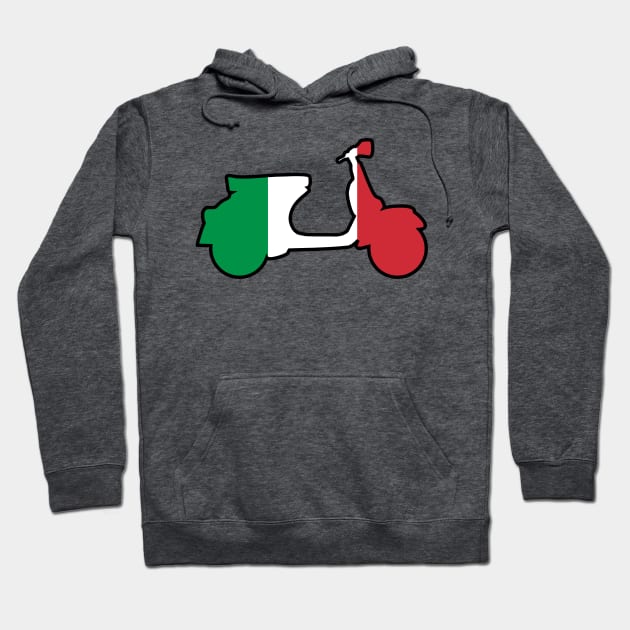 Italy Scooter Hoodie by Skatee